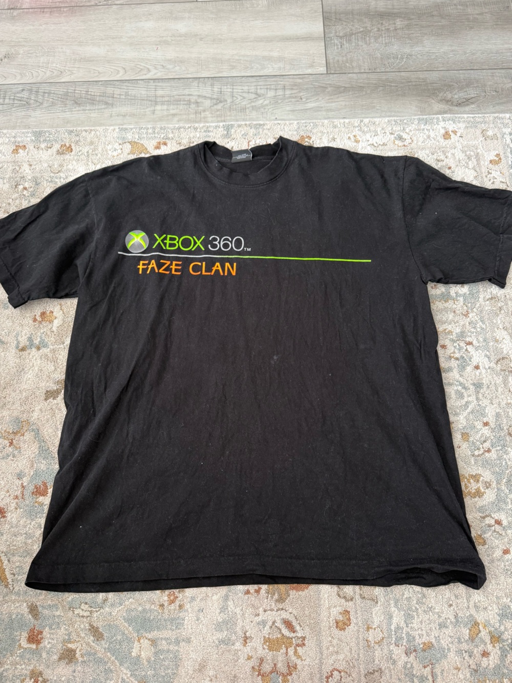 Faze Clan Black Graphic Tee with White Logo
